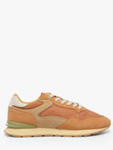 Sneakers Uit Leder Hoff Oranje men 12602009